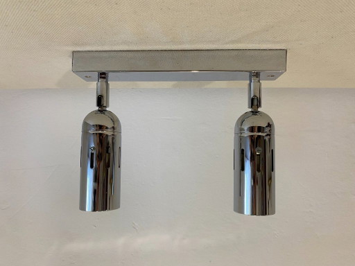 Space Age 1970er Sijaj Hrastnik Verstellbare Wandlampe – wandlampen, Chrome