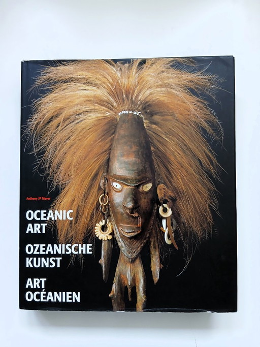 (W033) Book Oceanic Art – Mythical Masks & Artifacts from the South Pacific – koffietafelboeken, Paper