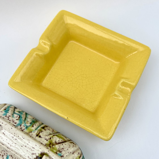 Image 1 of Mid-century ceramic ashtrays – collection, West Germany ca. 1955–1970