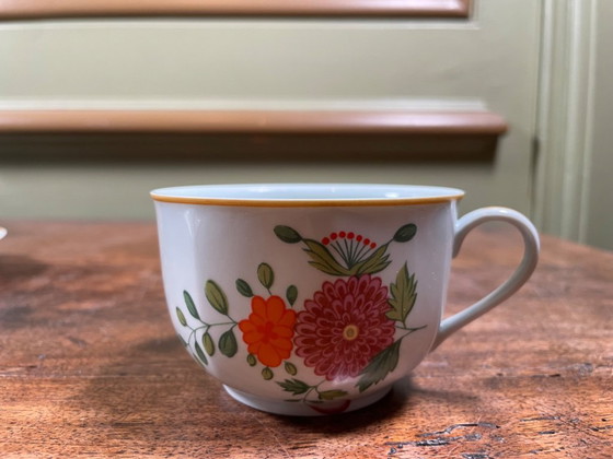 Image 1 of Servizio da tè Limoges Raynaud – 12 tazze – Vintage anni '60/'70