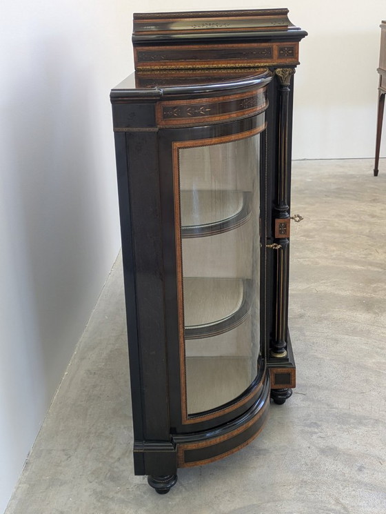 Image 1 of Credenza - Legno annerito, radica di noce - Napoleone III