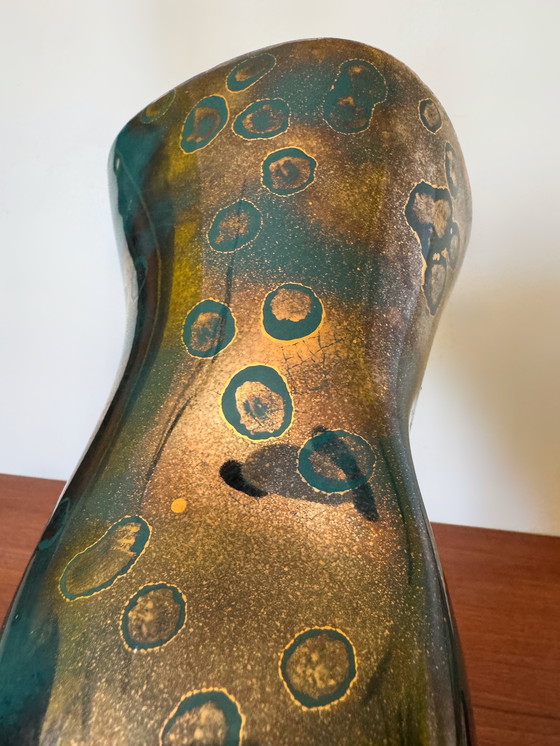 Image 1 of Arts Céram Grand Feu Art Deco Vase