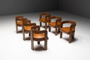 Chaises de salle à manger par Marzio Cecchi, Italie, années 1970
