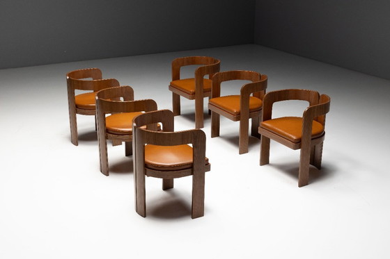 Image 1 of Esszimmerstühle von Marzio Cecchi, Italien, 1970er Jahre