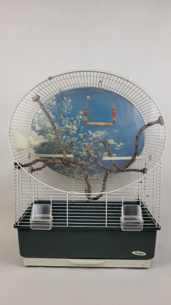 Vintage free standing bird cage – Decorative Objects, Plastic (photo 5 of 12)