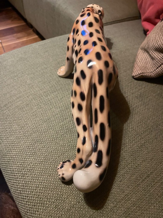 Image 1 of Large Vintage Lenci Style leopard