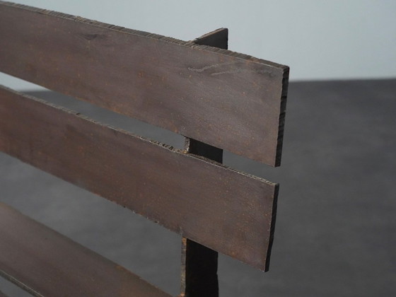 Panca unica in acciaio Corten di Sjer Jacobs, Paesi Bassi, anni '90 – Panche, Iron (photo 6 of 10)