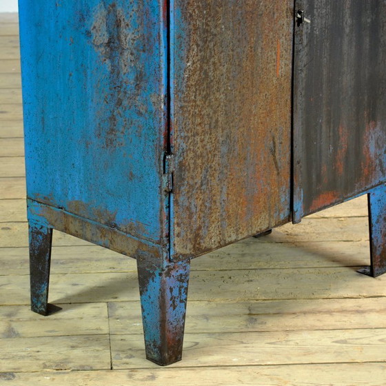 Armario industrial de hierro, década de 1970. – Iron, Metal (photo 12 of 14)