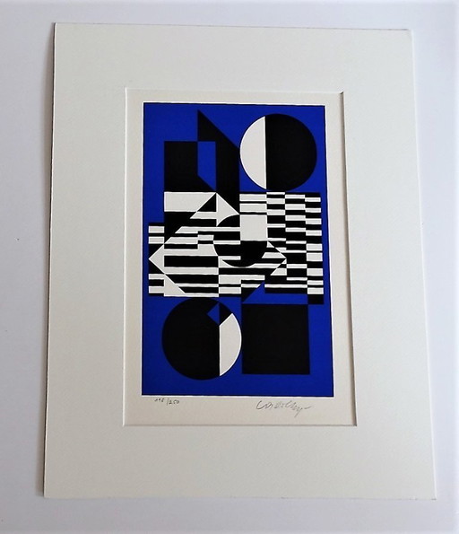 Victor Vasarely, Lithograph, Signed, Numbered – giclee prints, Paper