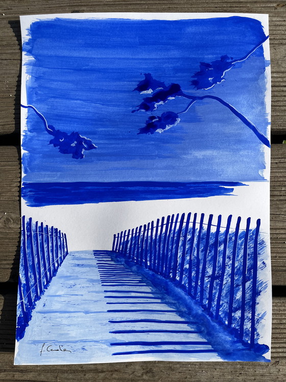 Image 1 of Gouache on 220g white Fabriano paper.
Size: 33 x 24 cm