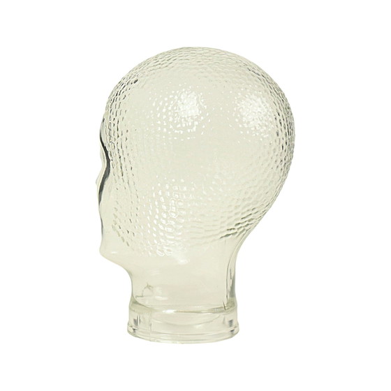 Image 1 of Vintage Glazen Hoofd Mannequin