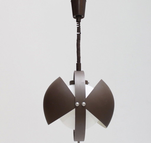 Lámpara colgante Dijkstra Eclips vintage marrón Spaceage