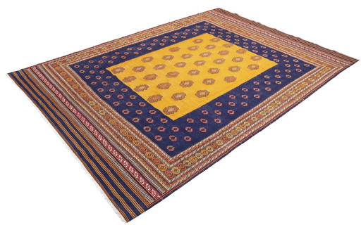 Tapis Afghan Kelim Deco Art tissé à la main Nouveau 280 x 194 cm