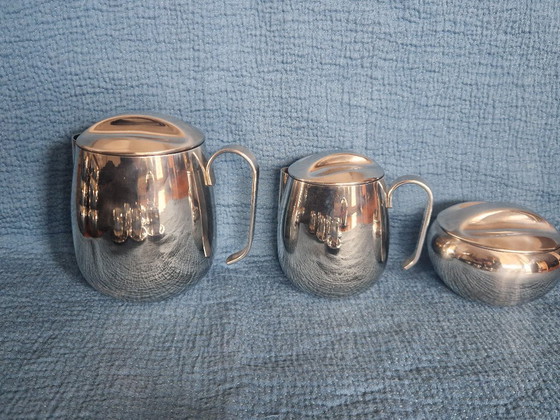 Image 1 of Set tazzine caffè e macedonia acciaio IMCO