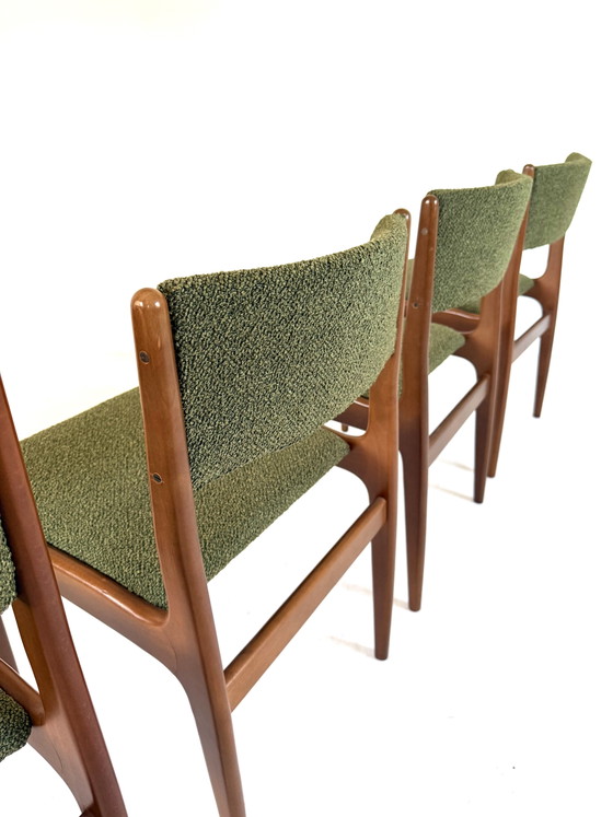Image 1 of 4x restored Danish dining chair '60