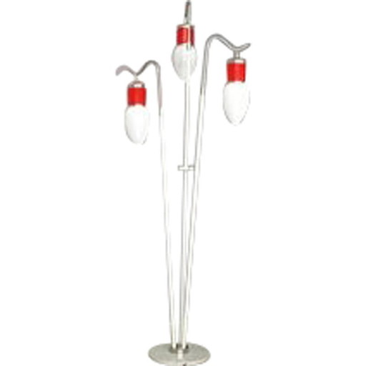 Vintage floor lamp with marble base, 1970s