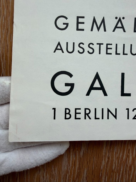 Heinrich Richter (1920–2007), Pärchen, Galerie Nierendorf Berlin, 1974, Affiche d'Exposition Vintage, – Paper (photo 7 of 9)