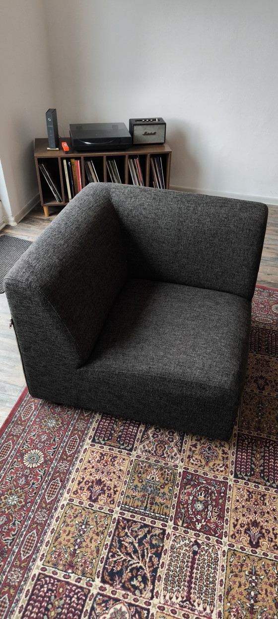 Image 1 of Bert Plantagie : Canapé modulable 6 pièces, noir-gris