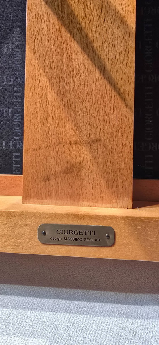 Image 1 of Lot de 2 Giorgetti : Chaises "Olimpia" - Design Massimo Scolari - Premier propriétaire