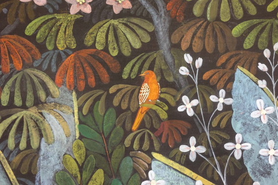 Image 1 of Groot acrylschilderij op linnen canvas. Hedendaags werk.