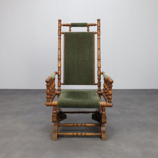 Chaise à bascule victorienne, vers 1920