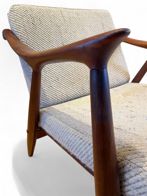 Image 1 of 1 x Poltrona in teak Frederik Kayser Vatne Mobelfabrik Norvegia 1950