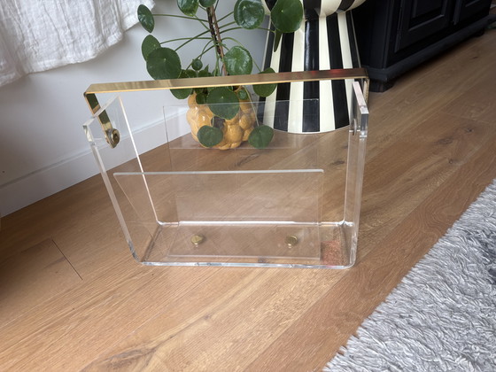 Image 1 of Portariviste David Lange Mid-Century Lucite, anni '70