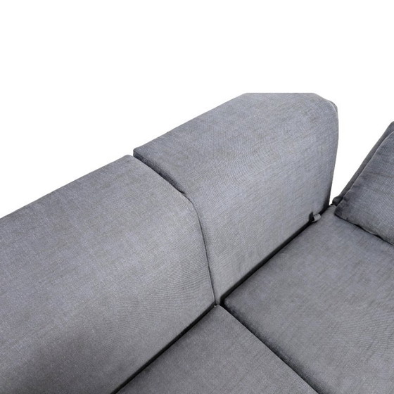 Image 1 of Originele Brühl Moule Sofa, tweezitsbank, zwart design.