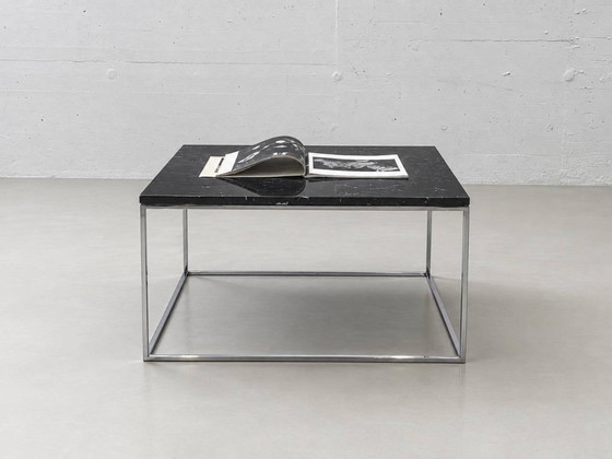 Tavolino da caffè TemaHome Gleam con piano in marmo nero e struttura cromata – Tavolini da caffè, Marble (photo 2 of 15)
