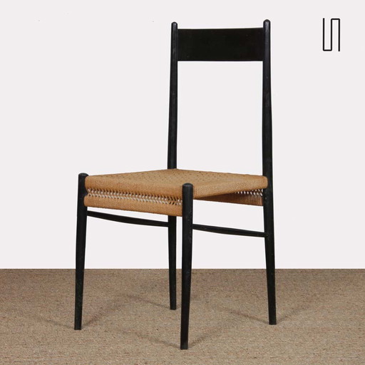 1960s Vintage Italian Wooden Chair