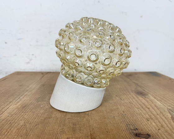 Image 1 of Vintage White Porcelain Wall Light, 1970s