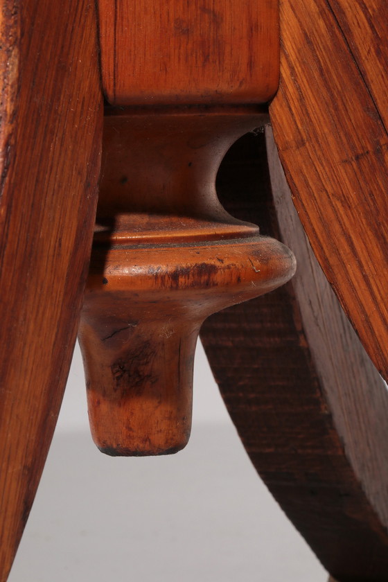 Image 1 of Vintage Scandinavische Pianokruk uit 1940 in massief beukenhout