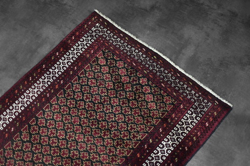 Vintage Hand-Woven Oriental Mir-Saruk Rug, Middle Eastern, 1960s