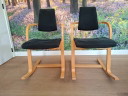 Set di 2 sedie ergonomiche a slitta Stokke Actulum 102 – design scandinavo