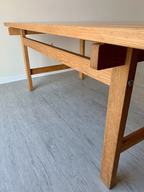 Image 1 of Hans J. Wegner coffee table – PP Møbler – solid oak – with original label