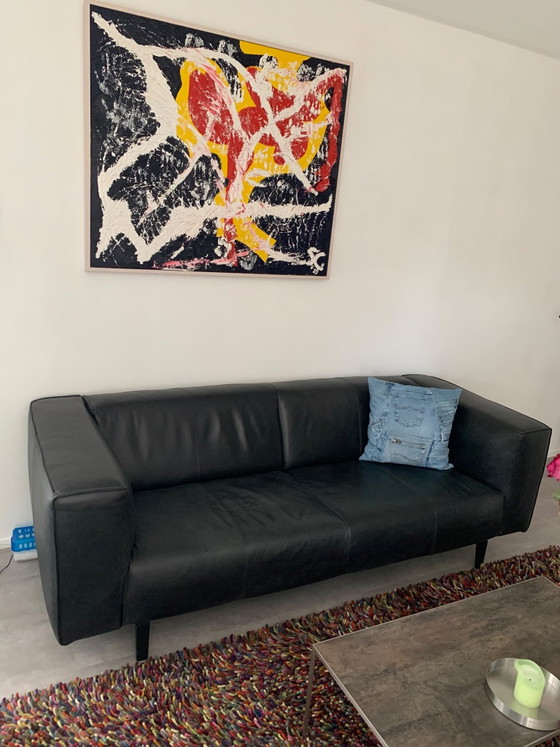 Divano in pelle, come nuovo – Divani 3 posti, Leather (photo 2 of 3)