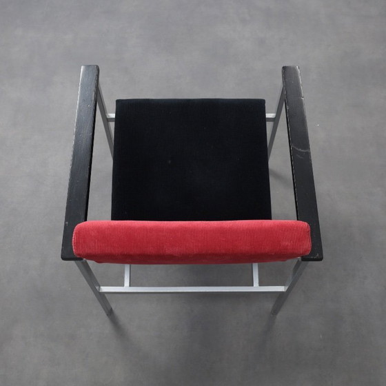 Nederlandse minimalistische fauteuil, jaren 60 – Textile (photo 6 of 8)