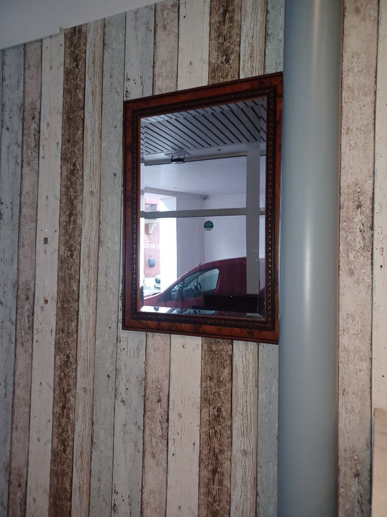 Beautiful Wall Mirror in Genuine Root Wood (71 x 51 cm) (photo 4 of 6)