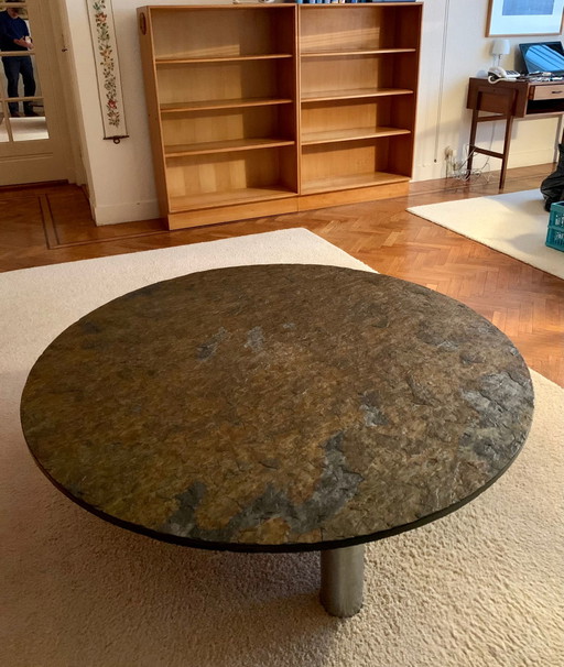 Vintage slate coffee table