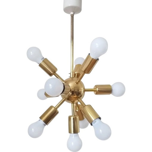 Applique et lustre vintage, Drupol, années 1960