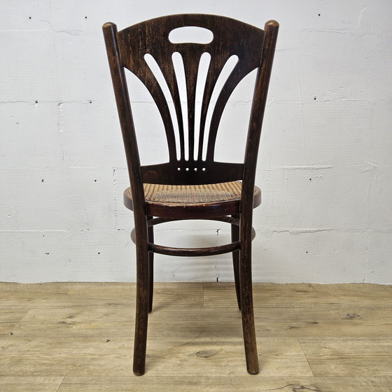 Image 1 of Antique Art Nouveau Viennese Jakob and Josef Kohn Chair (Thonet Style) Antique Webbing Chair