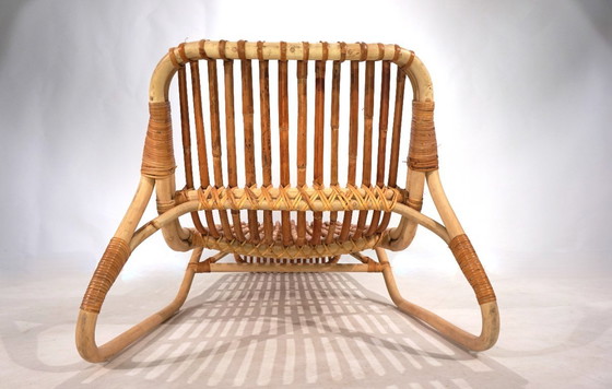 Image 1 of Tumbona de bambú, 1970