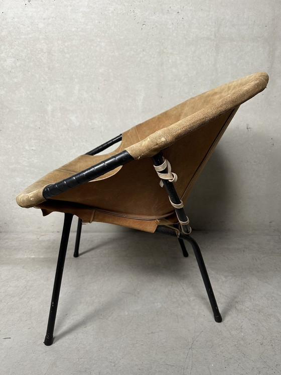 Image 1 of 2x Vintage Ballonstoelen - Lusch Erzeugnis - 1960’s