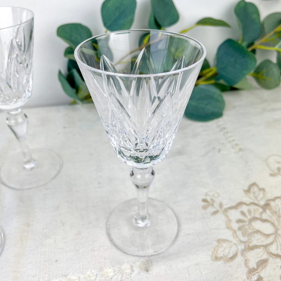 5 Bicchieri d'Acqua York – Stuart Cut Crystal – Lusso Vintage – Bicchieri e caraffe, Klassiek (photo 9 of 10)