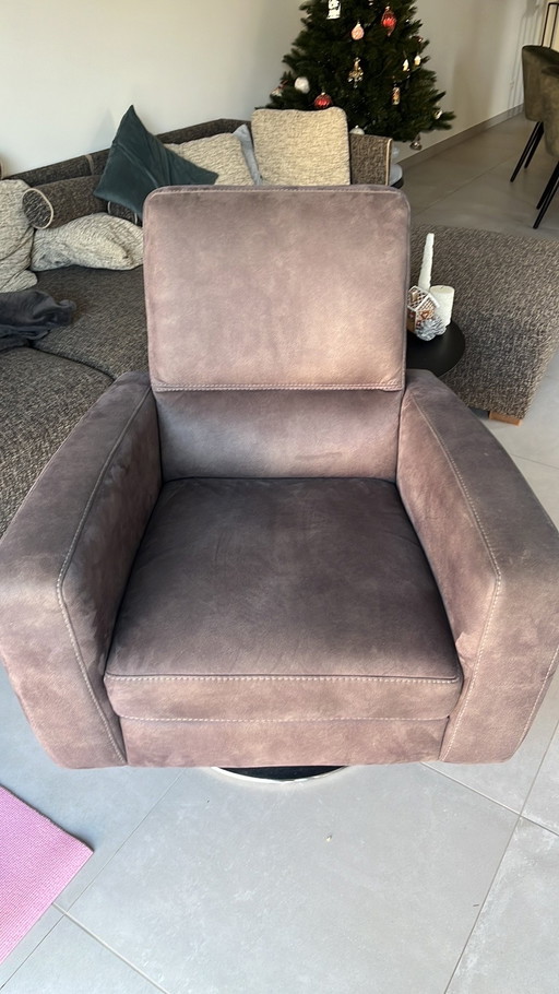 2x Relaxfauteuils draaibaar