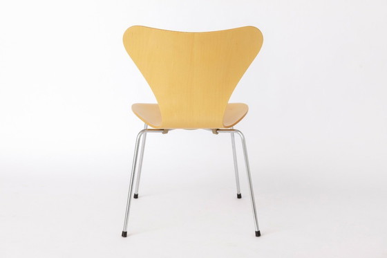 Image 1 of Arne Jacobsen Chair 3107 (Series 7), Beechwood Shell, Chrome Legs, Danish Design