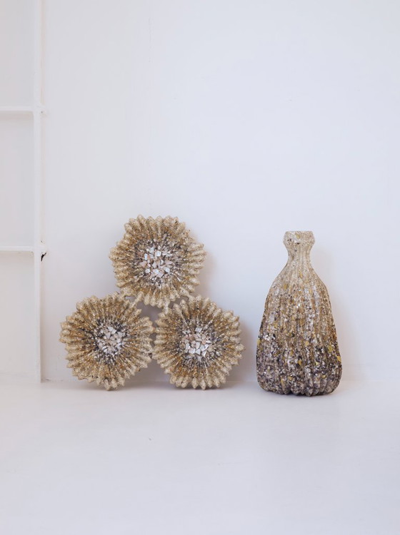 Image 1 of SPECTACULAR 1960S FRENCH SET OF CAST RESIN SCULPTURES