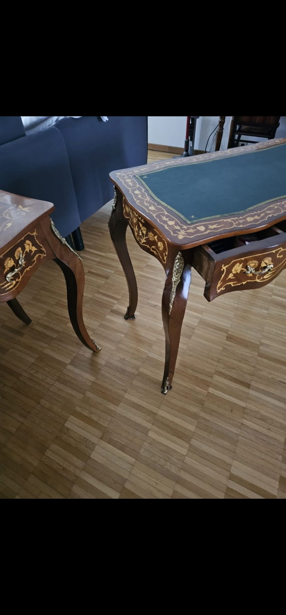 Scrivania in stile barocco, 3 cassetti, casa pedrino, Scrivanie, Legno, Marrone (foto 2 di 6)