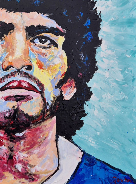 Image 1 of Jovan Srijemac (1962) - Maradona