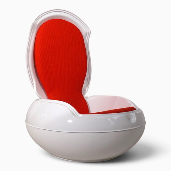 Peter Ghyczy Senftenberger, poltrona Egg Lounge/Garden Egg Chair per VEB Synthesewerk Schwarzheide, 1970 (photo 7 of 20)
